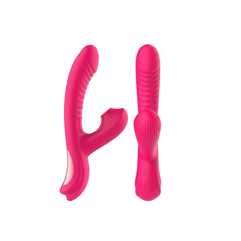 Wiggling G-Spot Vibrator with Clitoral Suction — 30 Stimulation Modes, Dual Stimulation