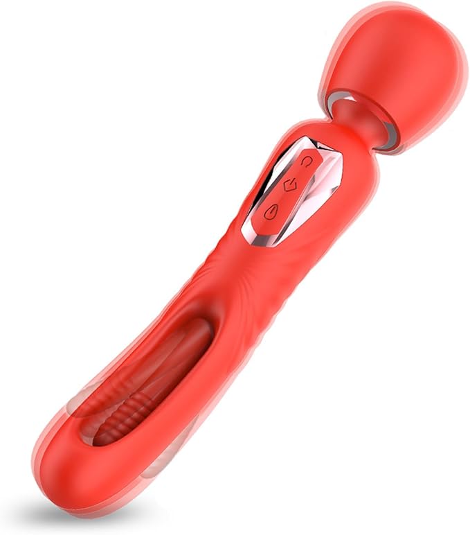 Wand G-Spot Vibrator — 7 Slap Modes & 10 Vibration Frequencies, Turbo Motor, Portable