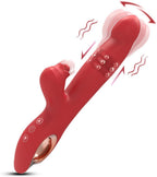 Rabbit Vibrator for Women — Dual Motor, 10 Vibration & 5 Swing Modes, G-Spot & Clitoral Stimulation, USB Magnetic Charging