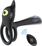 Vibrating Cock Ring for Couples — 10 Modes, G-Spot Clitoral Stimulator, Remote Control, USB Rechargeable