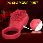APP-Controlled Vibrating Cock Ring – 9 Vibration Modes, Wireless Remote, Waterproof IPX6 | Couples Pleasure Ring
