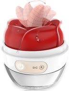 Rose Tongue Vibrator — Clitoral, Vaginal & Nipple Stimulation, Quiet <30dB, USB Rechargeable