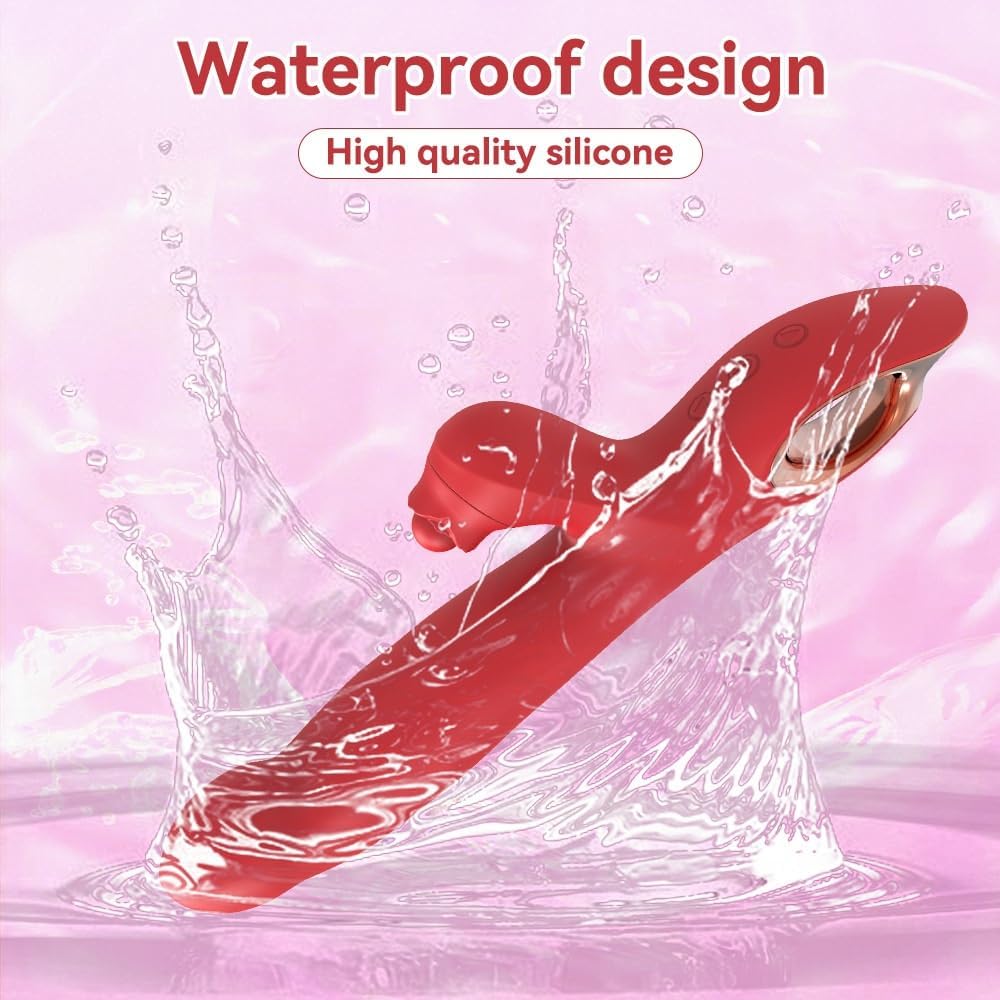 Rabbit Vibrator for Women — Dual Motor, 10 Vibration & 5 Swing Modes, G-Spot & Clitoral Stimulation, USB Magnetic Charging