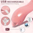 Tongue Licking G-Spot Vibrator with Heating — 10 Vibration Modes, IPX6 Waterproof, Quiet ≤50dB, USB Rechargeable