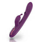 3-in-1 Rabbit Vibrator with Suction — G-Spot, Clitoral Suction & Rabbit Arm, 7 Vibration Modes