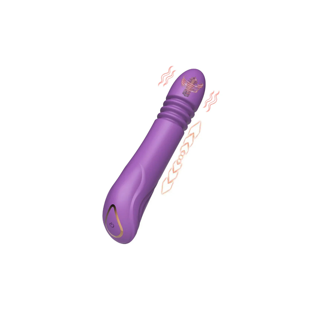 Telescopic G-Spot Vibrator — 3 Thrusting Modes, 10 Vibration Patterns, Clitoral Stimulator