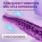 Tentacle Fantasy Vibrator — 9 Vibration Modes, 360° Rotation, Dual Motor, Magnetic Charging, Waterproof