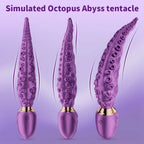 Tentacle Fantasy Vibrator — 9 Vibration Modes, 360° Rotation, Dual Motor, Magnetic Charging, Waterproof
