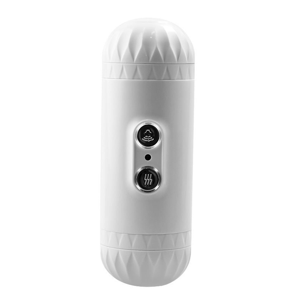 Thrusting Male Masturbator Cup — 8 Vibration Modes, Voice Interaction, Realistic Textured Sleeve