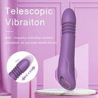 Telescopic G-Spot Vibrator — 3 Thrusting Modes, 10 Vibration Patterns, Clitoral Stimulator