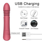 Telescopic G-Spot Vibrator — 3 Thrusting Modes, 10 Vibration Patterns, Clitoral Stimulator